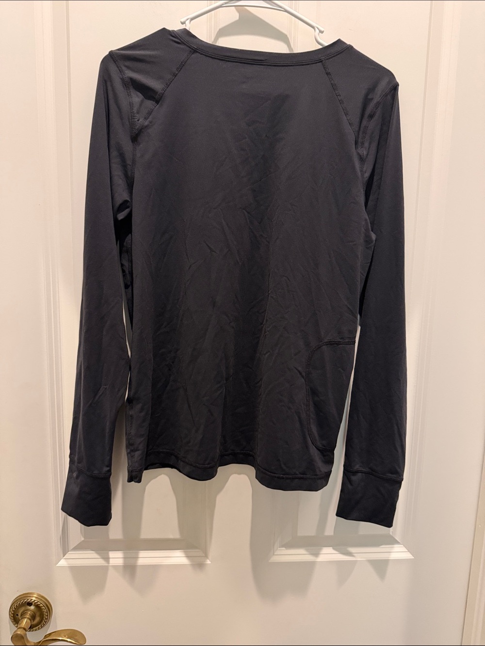 Lilly Pulitzer Luxletic Renay Sunguard Long Sleeve Top Onyx Black Large - Picture 9 of 10